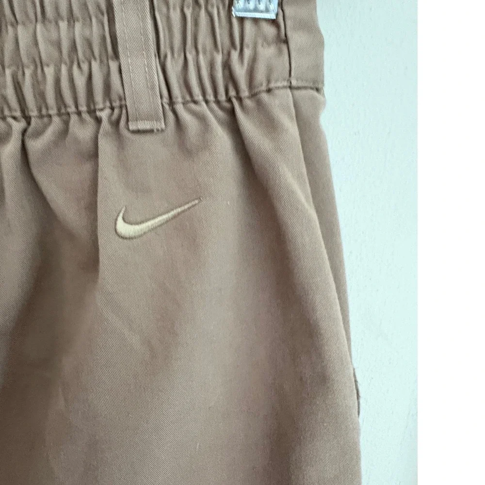 Nike Brown Twill Cotton Blend Sports Midi Skirt sz XL